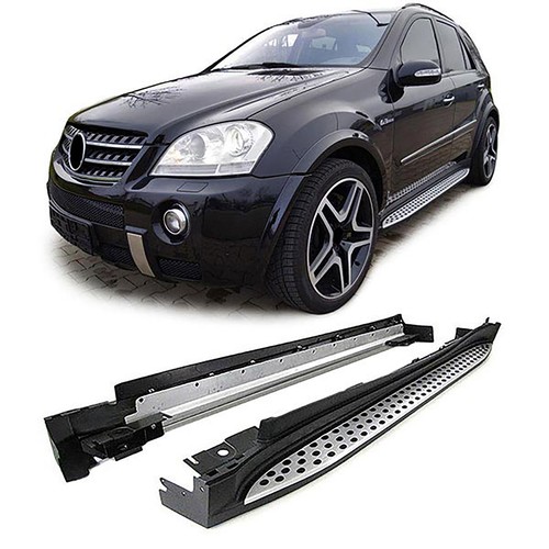Alu trittbretter flankenschutz - alu,